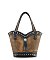 Western Style Embossed Handbag