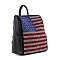 Flag Design Sparkling Rhinestone Backpack