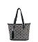 Rhinestone Signature Print Classic Tote Bag