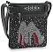 High Fashion Heels Rhinestone Crossbody Sling