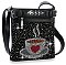 Rhinestone Coffee Cup Crossbody Sling