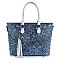 Layered Design Shopper Style Tote