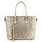 Layered Design Shopper Style Tote