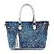 Layered Design Shopper Style Tote