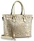 Layered Design Shopper Style Tote