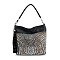 Rhinestone Bling Design Hobo Handbag