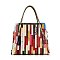 Genuine Leather Colorful Tall Tote