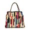 Genuine Leather Colorful Tall Tote