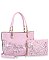 Rhinestone Accent Accessorized Handbag Set