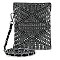 Rhinestone Covered Petite Crossbody Sling