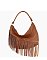 CHILLX Fringe Hobo Shoulder Bag