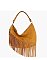 CHILLX Fringe Hobo Shoulder Bag