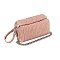 Chevron Pleated Chain Link Boxy Satchel