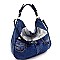 Vintage Denim Overall Inspired Novelty Hobo CJF057-LP