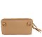 Genuine Leather Organizer Clutch Crossbody Bag