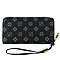 Monogram Zip Around Wallet Wristlet