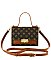 CM Monogram Push Lock Flap Crossbody Bag