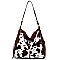 Dual Side Zippered Shoulder / Hobo Bag