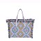 Boho Chic Crochet Fringe Shopper Tote Bag