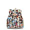 Obama Michele Print Draw String Backpack