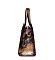 Abstract Printed Satchel Crossbody Bag