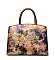 Abstract Printed Satchel Crossbody Bag