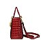 Tie-dyed Croc Satchel Crossbody Bag