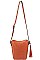 CALIN COLLECTION TASSEL CROSS BODY SHOULDER BAG