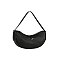 Triangle Plaque Shoulder Bag Hobo