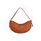 Triangle Plaque Shoulder Bag Hobo