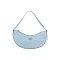 Triangle Plaque Shoulder Bag Hobo