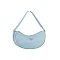 Triangle Plaque Shoulder Bag Hobo