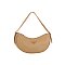 Triangle Plaque Shoulder Bag Hobo