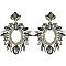 RHINESTONE DANGLY EARRING