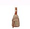 Fashion Oval Monogram Sling Backpack