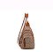 Fashion Oval Monogram Sling Backpack