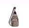 Fashion Oval Monogram Sling Backpack