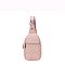 Oval Pattern Print Sling Bag