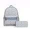 Fashion Monogram Backpack with Wallet