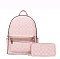 Fashion Monogram Backpack with Wallet