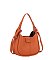 SOFT LEATHER CLASSIC DESIGN BUCKET BAG