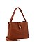 Buckle Flap Shoulder Bag Satchel