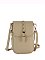 Fashion Buckle Flap Cell Phone Purse Crossbody Bag