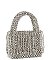 Sparkling Beaded Tassel Satchel Bag