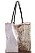 SOFT COLOR CHANGING SEQUIN TOTE BAG