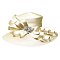 LARGE BRIM SATIN CHURCH HAT W Curly Bow and Stone Brooch DETAIL