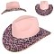 Stylish Felt cowboy hat with Leopard Rhinestones