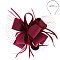 Classy Fascinator with Loopy Bow W/feather