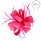 Classy Fascinator with Loopy Bow W/feather