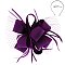 Classy Fascinator with Loopy Bow W/feather